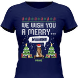 We wish you a merry wiiiiiehr - Personalisierbares T-Shirt