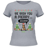 We wish you a merry wiiiiiehr - Personalisierbares T-Shirt