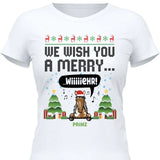 We wish you a merry wiiiiiehr - Personalisierbares T-Shirt