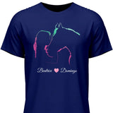 Pferde Liebe - Personalisierbares T-Shirt