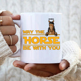 The Force Horse - Personalisierbare Tasse